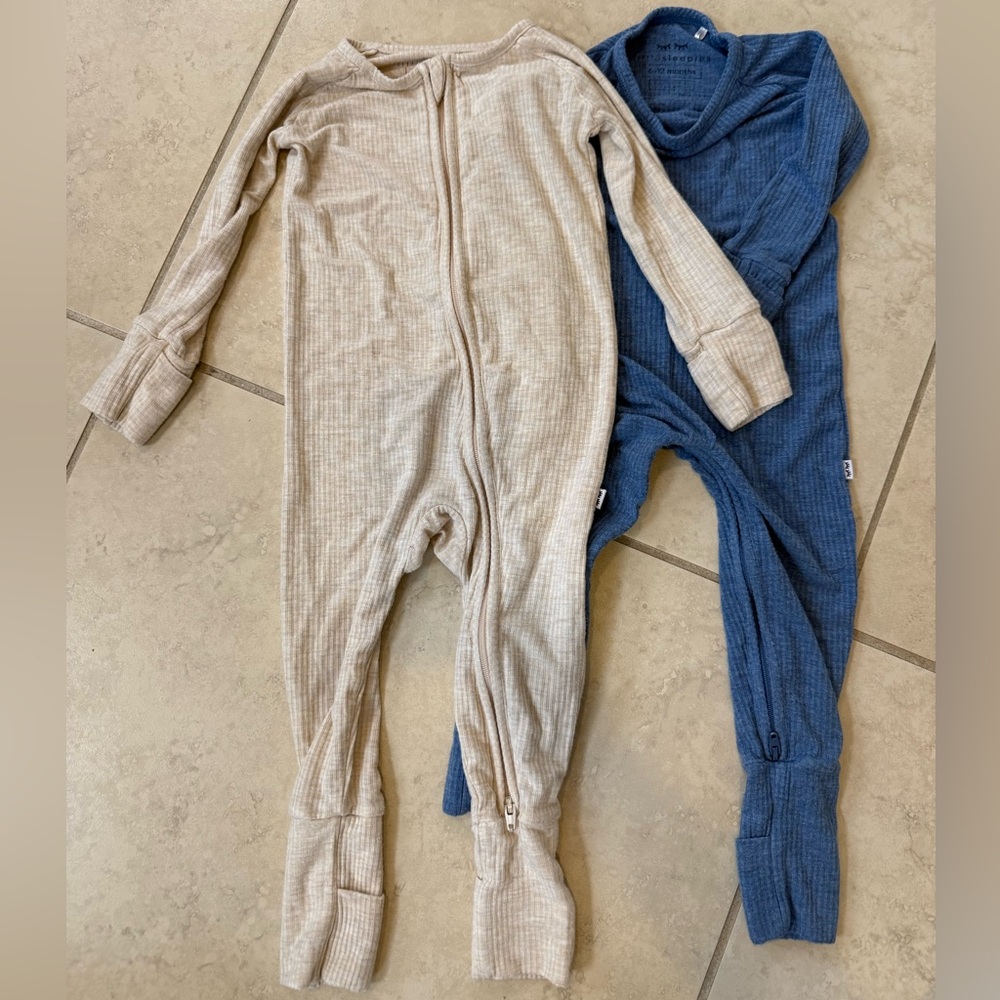 Little Sleepies Ribbed bundle 6-12 months